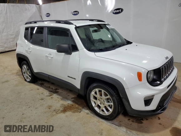 2020 Jeep Renegade Sport with VIN ZACNJAA1XLPM05908, listed as a Copart auction lot 45150655 with 23,746 mi miles and Clean Title. Bid and sale history available at carsss.com. Image 4.