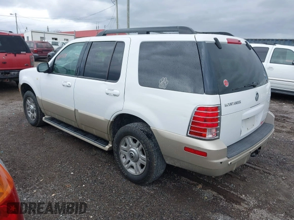 2005 Mercury Mountaineer Convenience z VIN 4M2DU86K15ZJ26605, wystawiony jako IAAI lot #41831527 z przebiegiem 211 080 mil mil oraz . Historia ofert i sprzedaży dostępna na DreamBid. Obrazek 3.