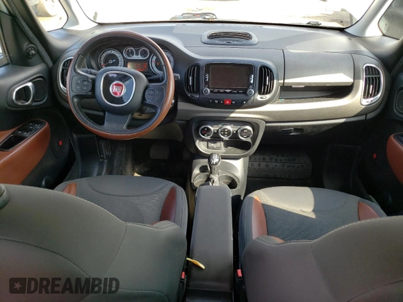 2014 FIAT 500L Trekking with VIN ZFBCFADH2EZ006597, listed as a Copart auction lot 71991734 with 126,092 mi miles and Salvage Title. Bid and sale history available at carsss.com. Image 8.