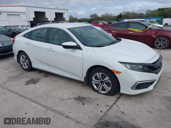 2020 Honda Civic LX with VIN 2HGFC2F69LH521681, listed as a IAAI auction lot 41664332 with 37,038 mi miles and . Bid and sale history available at DreamBid. Image 1.