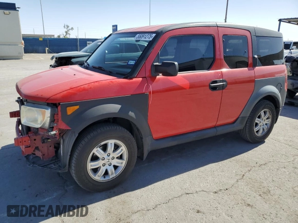 2006 Honda Element EX with VIN 5J6YH286X6L004459, listed as a Copart auction lot 55091275 with 110,164 mi miles and Salvage Title. Bid and sale history available at DreamBid. Image 1.