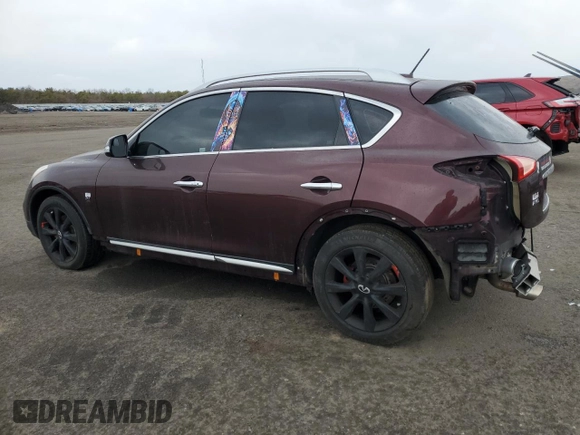 2017 Infiniti QX50 with VIN JN1BJ0RR2HM408076, listed as a Copart auction lot 45989565 with Not Provided miles and Salvage Title. Bid and sale history available at DreamBid. Image 2.