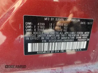 2018 Subaru Impreza with VIN 4S3GKAA63J3605003, listed as a Copart auction lot 51474825 with 59,232 mi miles and Salvage title. Bid and sale history available at DreamBid. Image 12.