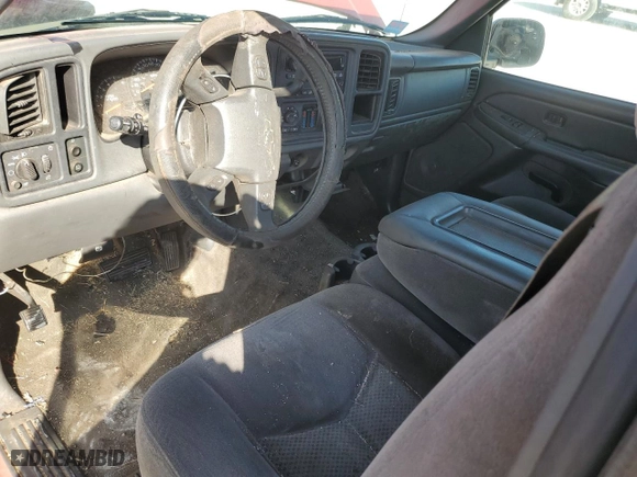 2005 Chevrolet Silverado 1500 Work Truck with VIN 1GCEC19X55Z352657, listed as a Copart auction lot 47005995 with 0 mi miles and Salvage Title. Bid and sale history available at carsss.com. Image 8.