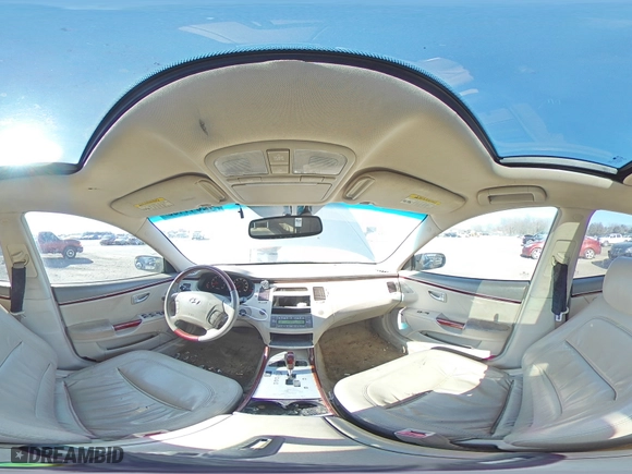 2007 Hyundai Azera SE with VIN KMHFC46F97A160009, listed as a Copart auction lot 42641185 with 265,055 mi miles and Clean Title. Bid and sale history available at carsss.com. Image 12.