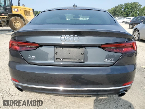 2018 Audi A5 Sportback Prestige z VIN WAUCNCF52JA099805, wystawiony jako Copart lot #68638984 z przebiegiem 30 662 mil mil oraz Szkoda całkowita • Salvage title. Historia ofert i sprzedaży dostępna na DreamBid. Obrazek 6.