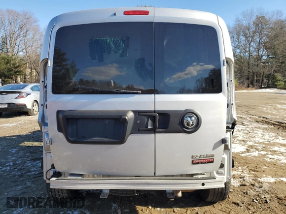 2017 Ram ProMaster City Cargo Van Tradesman SLT with VIN ZFBERFBB5H6D44693, listed as a Copart auction lot 88847165 with 154,347 mi miles and Clean Title. Bid and sale history available at carsss.com. Image 6.