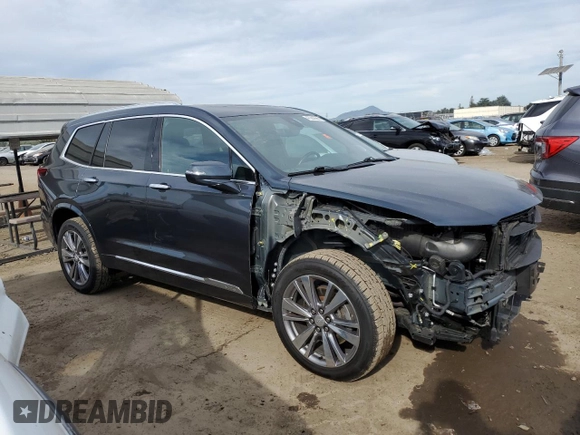 2020 Cadillac XT6 AWD Premium Luxury with VIN 1GYKPDRS7LZ190650, listed as a Copart auction lot 47285595 with 62,211 mi miles and Salvage Title. Bid and sale history available at DreamBid. Image 4.