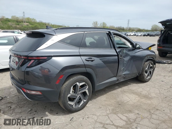 2024 Hyundai Tucson Limited with VIN 5NMJE3DE8RH348218, listed as a Copart auction lot 55144015 with 38,887 mi miles and Non Repairable. Bid and sale history available at DreamBid. Image 3.
