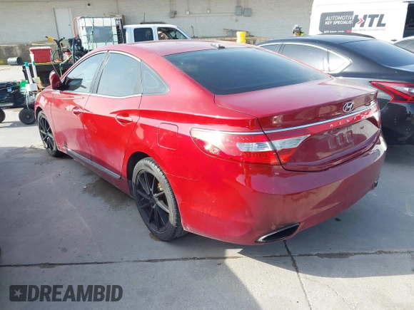 2013 Hyundai Azera z VIN KMHFG4JG4DA253875, wystawiony jako IAAI lot #42773889 z przebiegiem 188 528 mil mil oraz . Historia ofert i sprzedaży dostępna na DreamBid. Obrazek 3.