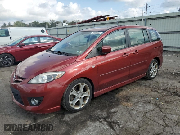 2008 Mazda 5 Sport with VIN JM1CR293780303218, listed as a Copart auction lot 73722064 with 125,613 mi miles and Salvage Title. Bid and sale history available at DreamBid. Image 1.