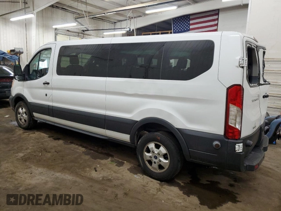 2018 Ford Transit Passenger XL z VIN 1FBZX2YGXJKB06482, wystawiony jako Copart lot #86589674 z przebiegiem 106 039 mil mil oraz Szkoda całkowita • Salvage title. Historia ofert i sprzedaży dostępna na DreamBid. Obrazek 2.