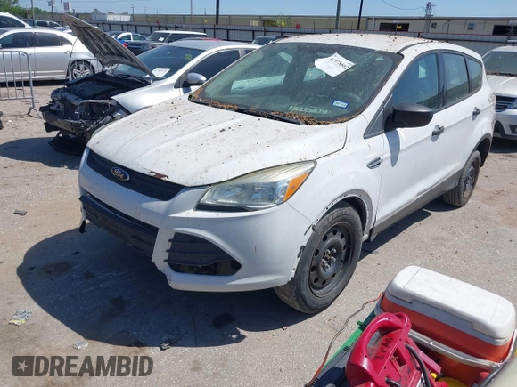 2014 Ford Escape S with VIN 1FMCU0F7XEUC38357, listed as a IAAI auction lot 41978502 with 150,039 mi miles. Bid and sale history available at carsss.com. Image 2.