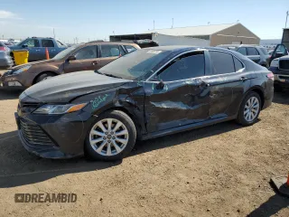 2018 Toyota Camry LE с VIN 4T1B11HK1JU641732, выставлен на аукционе Copart как лот 59505795 с пробегом 109 076 миль миль и Списание • Salvage title. История ставок и продаж доступна на DreamBid. Изображение 1.