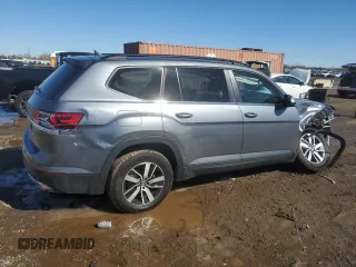2022 Volkswagen Atlas SE with VIN 1V2LP2CAXNC515083, listed as a Copart auction lot 48060355 with 74,719 mi miles and Salvage title. Bid and sale history available at DreamBid. Image 3.
