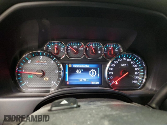 2014 Chevrolet Silverado 1500 LTZ with VIN 1GCVKSECXEZ315664, listed as a Copart auction lot 50441155 with 128,745 mi miles and Clean Title. Bid and sale history available at DreamBid. Image 9.