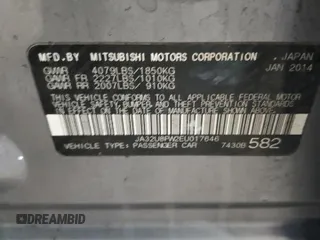 2014 Mitsubishi Lancer GT with VIN JA32U8FW2EU017646, listed as a Copart auction lot 84375994 with 161,022 mi miles and Salvage Title. Bid and sale history available at carsss.com. Image 14.