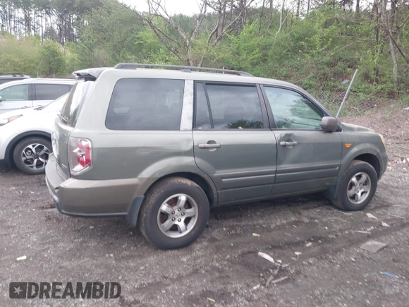 2008 Honda Pilot EX-L with VIN 5FNYF18558B010267, listed as a IAAI auction lot 41714789 with 264,576 mi miles. Bid and sale history available at carsss.com. Image 6.