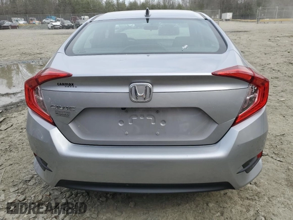 2018 Honda Civic EX with VIN 2HGFC2F75JH532134, listed as a Copart auction lot 51215215 with 35,189 mi miles and Salvage Title. Bid and sale history available at DreamBid. Image 6.