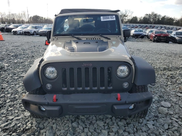 2018 Jeep Wrangler JK Unlimited Rubicon with VIN 1C4BJWFG7JL832917, listed as a Copart auction lot 88866165 with 83,598 mi miles and Salvage Title. Bid and sale history available at carsss.com. Image 5.