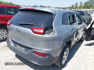 2015 Jeep Cherokee Limited with VIN 1C4PJLDB4FW584952, listed as a IAAI auction lot 42027257 with 146,198 mi miles and . Bid and sale history available at DreamBid. Image 4.
