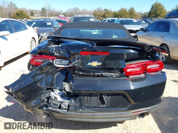 2019 Chevrolet Camaro 1LT with VIN 1G1FB3DS2K0104079, listed as a IAAI auction lot 41632830 with 63,553 mi miles. Bid and sale history available at carsss.com. Image 16.
