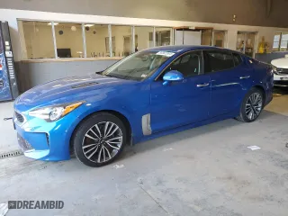 2019 Kia Stinger with VIN KNAE15LA2K6051145, listed as a Copart auction lot 56882864 with 70,295 mi miles and Salvage Title. Bid and sale history available at carsss.com. Image 1.