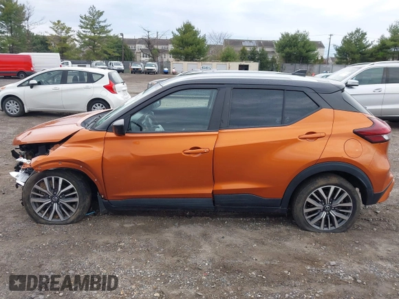 2021 Nissan Kicks SV with VIN 3N1CP5CV6ML487360, listed as a IAAI auction lot 42037750 with 88,491 mi miles. Bid and sale history available at carsss.com. Image 14.