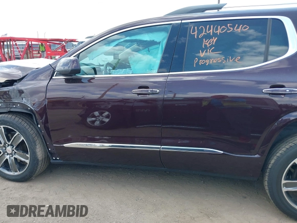 2017 GMC Acadia Denali with VIN 1GKKNPLS6HZ311086, listed as a IAAI auction lot 42440540 with 49,948 mi miles and . Bid and sale history available at DreamBid. Image 14.