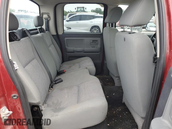 2010 Dodge Dakota SXT with VIN 1D7CW3GP8AS230686, listed as a Copart auction lot 65687704 with 110,017 mi miles and Salvage Title. Bid and sale history available at carsss.com. Image 10.