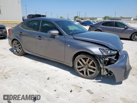 2018 Lexus IS with VIN JTHBA1D24J5063984, listed as a Copart auction lot 52530925 with 70,721 mi miles and Salvage Title. Bid and sale history available at carsss.com. Image 4.