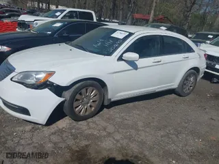 2014 Chrysler 200 LX with VIN 1C3CCBAB5EN207692, listed as a IAAI auction lot 41786255 with 180,538 mi miles. Bid and sale history available at carsss.com. Image 2.