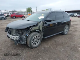 2016 Nissan Pathfinder Platinum with VIN 5N1AR2MN6GC624904, listed as a IAAI auction lot 41921662 with 77,025 mi miles. Bid and sale history available at carsss.com. Image 18.