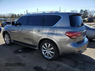 2014 Infiniti QX80 with VIN JN8AZ2NE0E9062824, listed as a Copart auction lot 47254975 with 144,974 mi miles and Salvage Title. Bid and sale history available at carsss.com. Image 2.