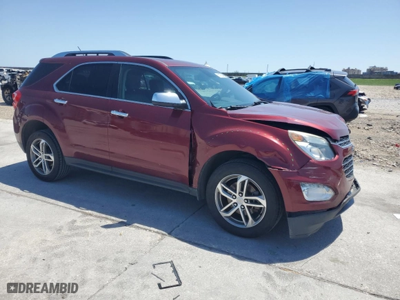 2016 Chevrolet Equinox LTZ with VIN 2GNALDEK5G6194448, listed as a Copart auction lot 51976045 with 104,695 mi miles and Salvage Title. Bid and sale history available at carsss.com. Image 4.
