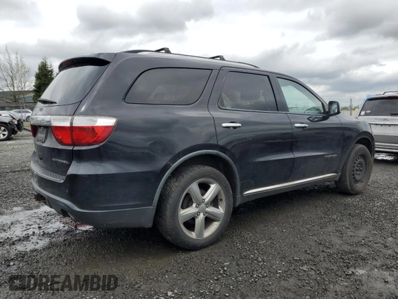 2011 Dodge Durango Citadel with VIN 1D4SE5GT6BC593634, listed as a Copart auction lot 52815705 with 146,725 mi miles and Clean Title. Bid and sale history available at carsss.com. Image 3.