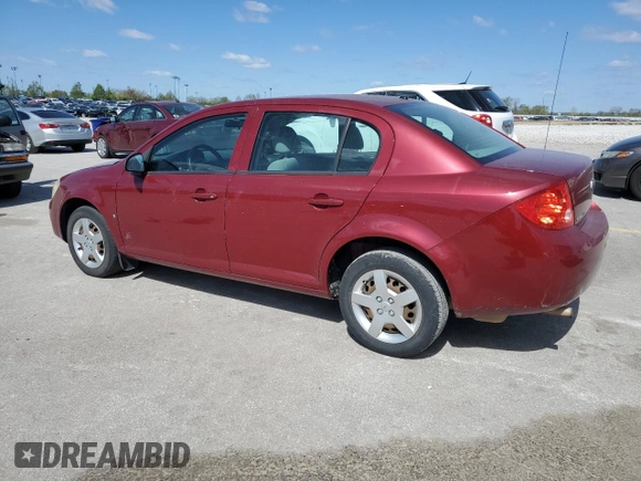 2008 Chevrolet Cobalt LT with VIN 1G1AL58FX87140490, listed as a Copart auction lot 53113885 with 91,486 mi miles and Salvage Title. Bid and sale history available at DreamBid. Image 2.