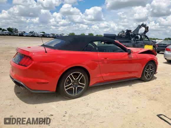 2020 Ford Mustang EcoBoost z VIN 1FATP8UH4L5125880, wystawiony jako Copart lot #61642625 z przebiegiem 75 898 mil mil oraz Szkoda całkowita • Salvage title. Historia ofert i sprzedaży dostępna na DreamBid. Obrazek 3.