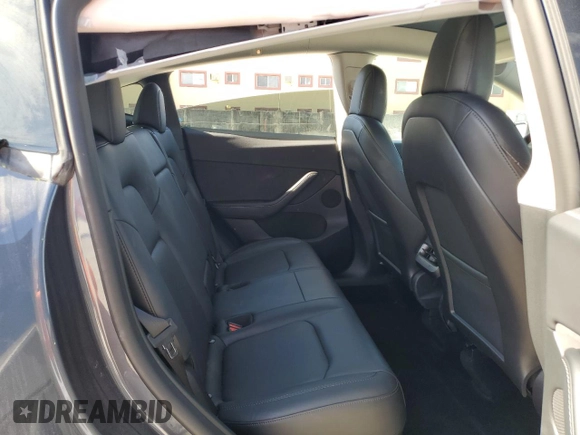 2022 Tesla Model Y Performance with VIN 7SAYGDEF9NF513648, listed as a Copart auction lot 55156475 with 29,280 mi miles and Non Repairable. Bid and sale history available at DreamBid. Image 10.
