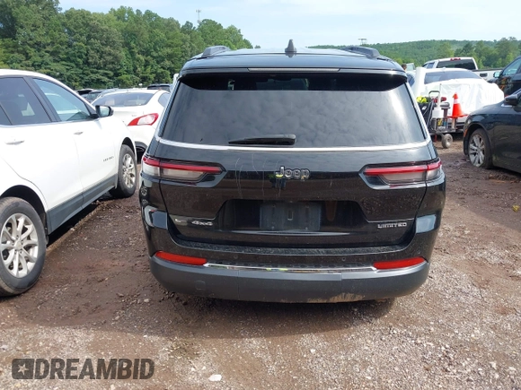 2021 Jeep Grand Cherokee Limited with VIN 1C4RJKBG5M8108194, listed as a IAAI auction lot 42527480 with 88,704 mi miles and . Bid and sale history available at DreamBid. Image 16.
