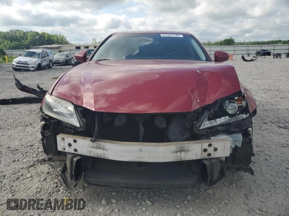 2013 Lexus GS 350 with VIN JTHBE1BL5D5001529, listed as a Copart auction lot 57337145 with 204,956 mi miles and Salvage title. Bid and sale history available at DreamBid. Image 5.
