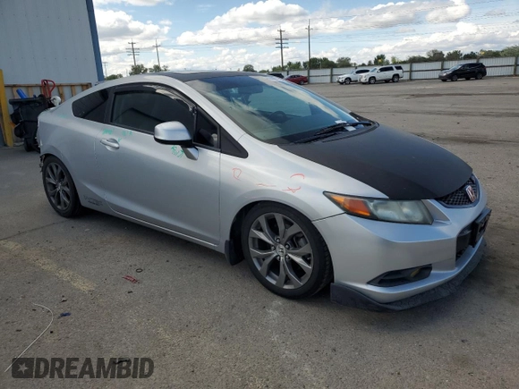 2012 Honda Civic Si with VIN 2HGFG4A56CH703773, listed as a Copart auction lot 56449825 with 117,675 mi miles and Salvage title. Bid and sale history available at DreamBid. Image 4.