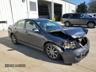 2007 Acura TSX Navi with VIN JH4CL96997C018485, listed as a Copart auction lot 88056035 with 186,164 mi miles and Salvage Title. Bid and sale history available at carsss.com. Image 4.