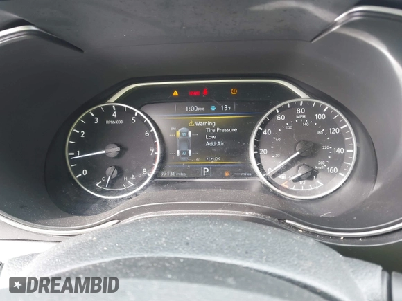 2018 Nissan Maxima SV with VIN 1N4AA6AP5JC384119, listed as a IAAI auction lot 41353069 with 97,136 mi miles. Bid and sale history available at carsss.com. Image 7.
