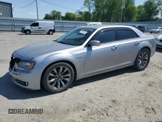 2014 Chrysler 300 with VIN 2C3CCABG8EH250694, listed as a Copart auction lot 52189255 with 155,265 mi miles and Salvage Title. Bid and sale history available at carsss.com. Image 1.