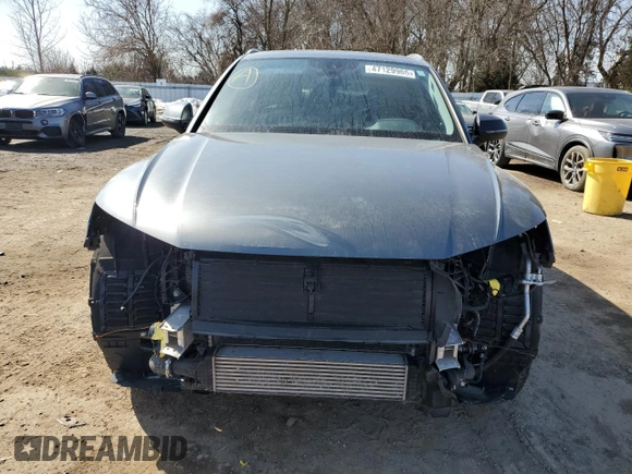 2022 Audi Q5 S line Premium Plus with VIN WA1EAAFY2N2028782, listed as a Copart auction lot 47129965 with 59,354 mi miles and Salvage Title. Bid and sale history available at carsss.com. Image 5.