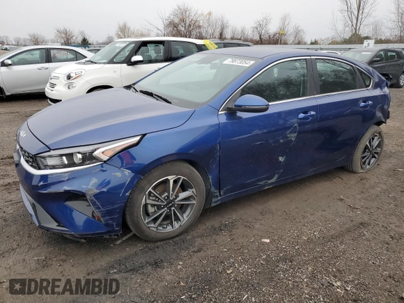 2023 Kia Forte GT-Line with VIN 3KPF34AD9PE556349, listed as a Copart auction lot 79873054 with 15,337 mi miles and Salvage Title. Bid and sale history available at carsss.com. Image 1.