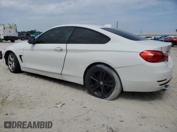 2014 BMW 4 Series 428i xDrive with VIN WBA3N9C50EF721267, listed as a Copart auction lot 55880705 with 117,748 mi miles and Clean Title. Bid and sale history available at carsss.com. Image 2.