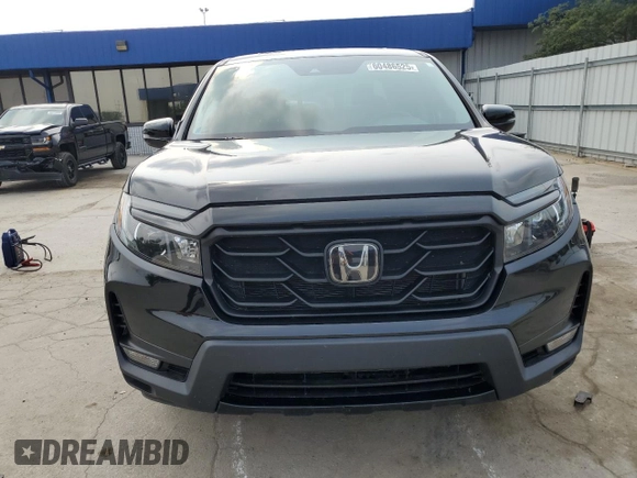 2022 Honda Ridgeline RTL-E with VIN 5FPYK3F79NB010478, listed as a Copart auction lot 60486525 with 53,029 mi miles and Salvage title. Bid and sale history available at DreamBid. Image 5.