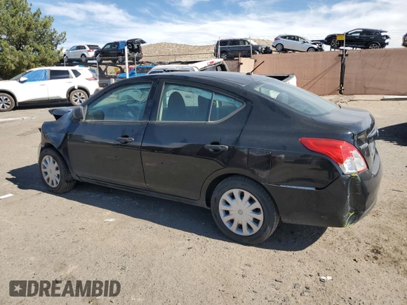2014 Nissan Versa S with VIN 3N1CN7AP9EL862844, listed as a Copart auction lot 77493074 with 82,692 mi miles and Salvage Title. Bid and sale history available at carsss.com. Image 2.